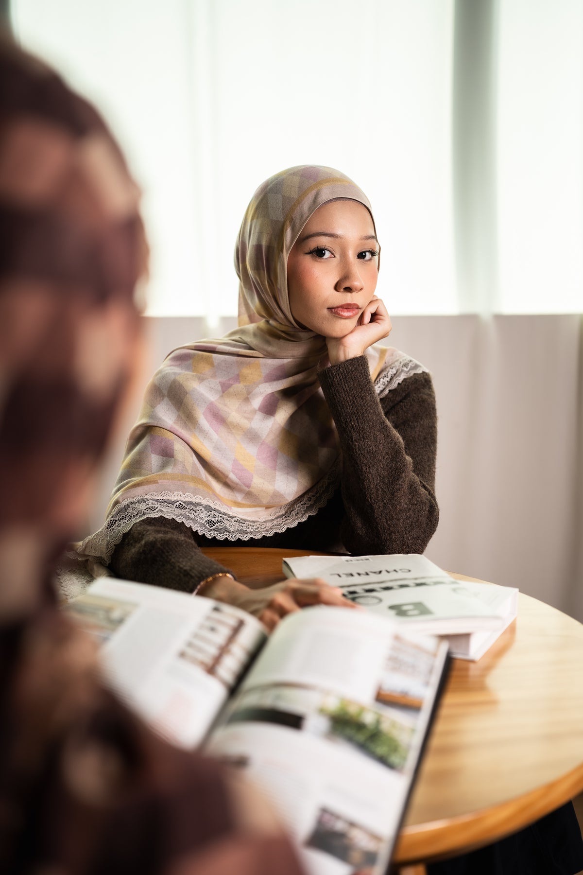 Dead Poets Society - Hijabooked 2M Modal with Lace