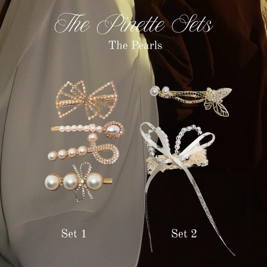 Hijabooked Pinette Pearl & Classic Hijab Clips