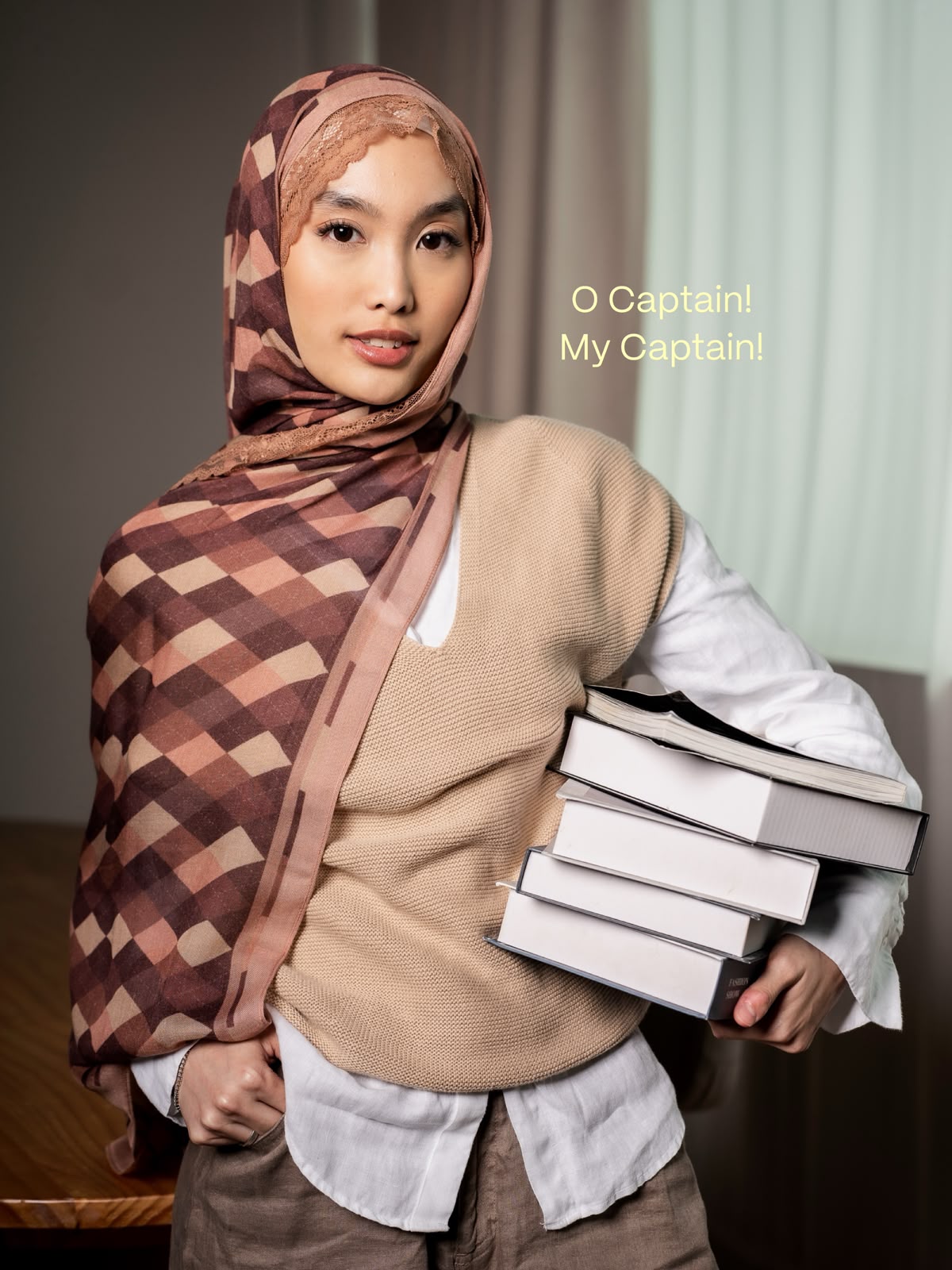 Dead Poets Society - Hijabooked 2M Modal with Lace